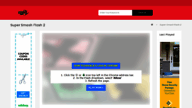 What Super-smashflash2.com website looked like in 2020 (3 years ago)
