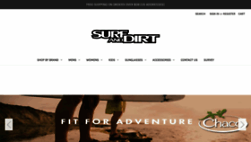 What Surfanddirt.com website looked like in 2020 (3 years ago)
