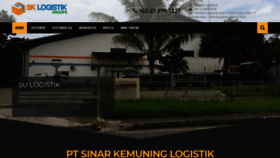 What Sk-logistik.id website looked like in 2020 (3 years ago)