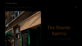 What Shandsagency.com website looked like in 2020 (3 years ago)