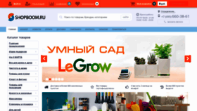 What Shopboom.ru website looked like in 2020 (3 years ago)
