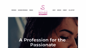 What Salonboutiqueacademy.com website looked like in 2020 (3 years ago)