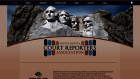 What Southdakotacourtreporters.org website looked like in 2020 (3 years ago)