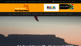 What Sagoodnews.co.za website looked like in 2020 (5 years ago)