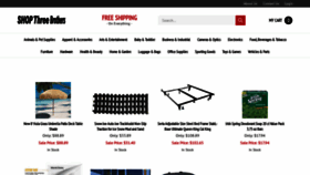 What Shopthreebrothers.com website looked like in 2020 (3 years ago)