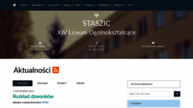 What Staszic.waw.pl website looked like in 2020 (3 years ago)