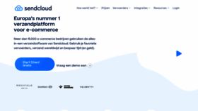 What Sendcloud.nl website looked like in 2020 (3 years ago)