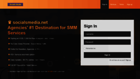 What Socialsmedia.net website looked like in 2020 (3 years ago)