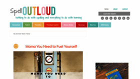 What Spelloutloud.com website looked like in 2020 (3 years ago)