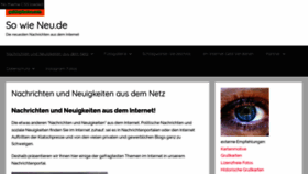 What So-wie-neu.de website looked like in 2020 (3 years ago)
