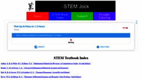 What Stemjock.com website looked like in 2020 (3 years ago)