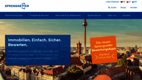 What Sprengnetter.de website looked like in 2020 (3 years ago)