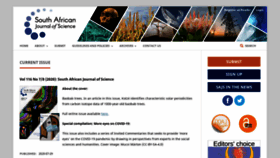 What Sajs.co.za website looked like in 2020 (5 years ago)