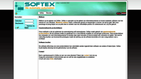 What Softex.nl website looked like in 2020 (3 years ago)