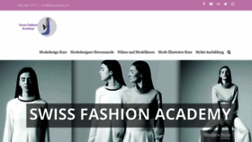 What Swiss-fashion-academy.ch website looked like in 2020 (3 years ago)