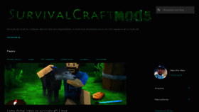 What Survivalcraftmods.com website looked like in 2020 (3 years ago)