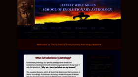 What Schoolofevolutionaryastrology.com website looked like in 2020 (3 years ago)