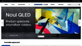 What Samsungclub.ro website looked like in 2020 (6 years ago)