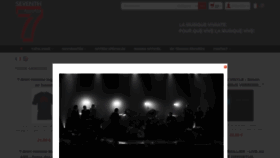 What Seventhrecords.com website looked like in 2020 (3 years ago)