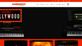 What Sonokinetic.net website looked like in 2020 (3 years ago)