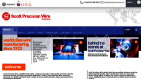 What Scottprecisionwire.com website looked like in 2020 (3 years ago)