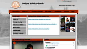 What Sheltonpublicschools.org website looked like in 2020 (3 years ago)