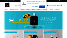 What Saiperfumes.cl website looked like in 2020 (3 years ago)