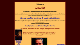 What Sewalot.com website looked like in 2020 (3 years ago)