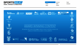 What Sportsbeat.co.uk website looked like in 2020 (3 years ago)