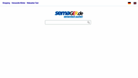 What Semager.de website looked like in 2020 (3 years ago)