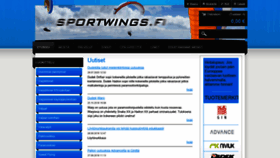What Sportwings.fi website looked like in 2020 (3 years ago)