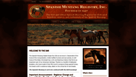 What Spanishmustang.org website looked like in 2020 (3 years ago)