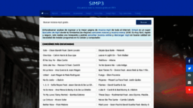 What Simp3s.app website looked like in 2020 (3 years ago)