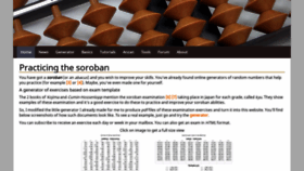 What Sorobanexam.org website looked like in 2020 (3 years ago)