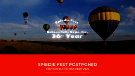 What Spiediefest.com website looked like in 2020 (3 years ago)