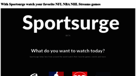 What Sportsurge.site website looked like in 2020 (3 years ago)