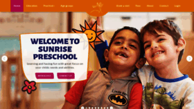 What Sunrisepreschool.dk website looked like in 2020 (3 years ago)