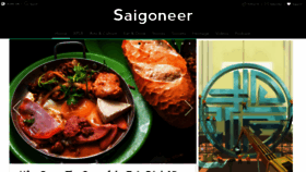 What Saigoneer.com website looked like in 2020 (3 years ago)