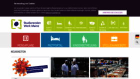 What Studierendenwerk-mainz.de website looked like in 2020 (3 years ago)