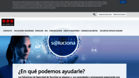 What Securitas.es website looked like in 2020 (3 years ago)