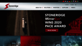 What Stoneridge.com website looked like in 2020 (3 years ago)
