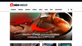 What Saglikhaberleri.com website looked like in 2020 (3 years ago)