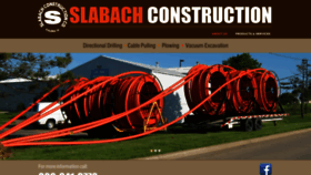 What Slabachconstruction.com website looked like in 2020 (3 years ago)