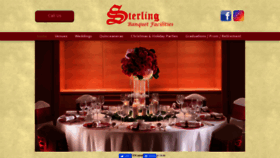 What Sterlingbanquethall.com website looked like in 2020 (3 years ago)