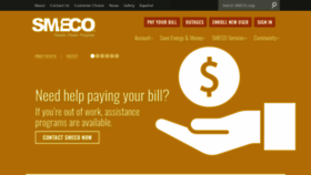 What Smeco.coop website looked like in 2020 (3 years ago)