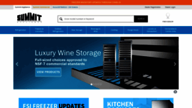 What Summitappliances.com website looked like in 2020 (3 years ago)