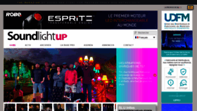 What Soundlightup.com website looked like in 2020 (3 years ago)