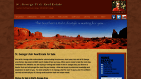 What St-georgeutahrealestate.com website looked like in 2020 (3 years ago)