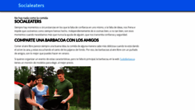 What Socialeaters.com website looked like in 2020 (4 years ago)