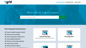 What Support.1-grid.com website looked like in 2020 (3 years ago)